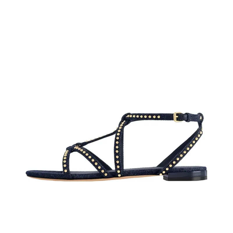 LOUIS VUITTON Stellar One Strap Sandals Women's Dark Blue-0