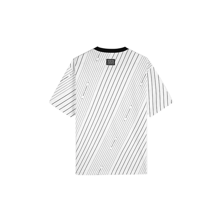GXG Urban Aesthetics Of The Blockbuster Weaving Series T-Shirts Men Raw White-1