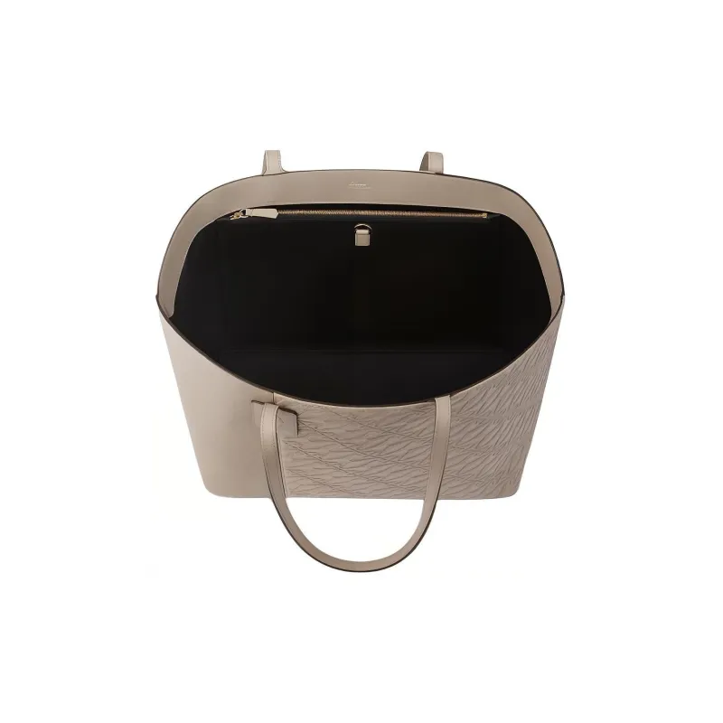 CARTIER C De Cartier Collection Calfskin Tote Bag Shopping Bag Shoulder Bag Handbag Unisex Beige-1
