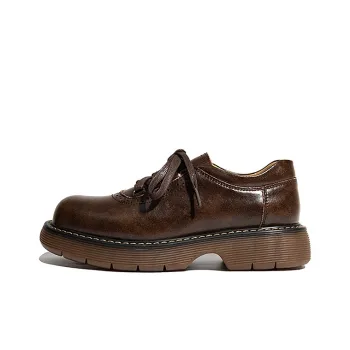 Old Meow Platform Lace Up, Loafers 4cm Women's