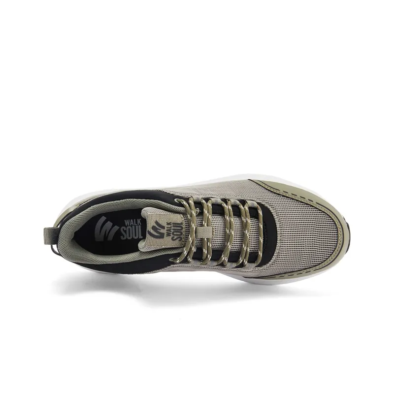 WALK SOUL Cushioning Coverage Rebound Wear-Resistant Lightweight Breathable Low-Top Running Shoes Men's-3