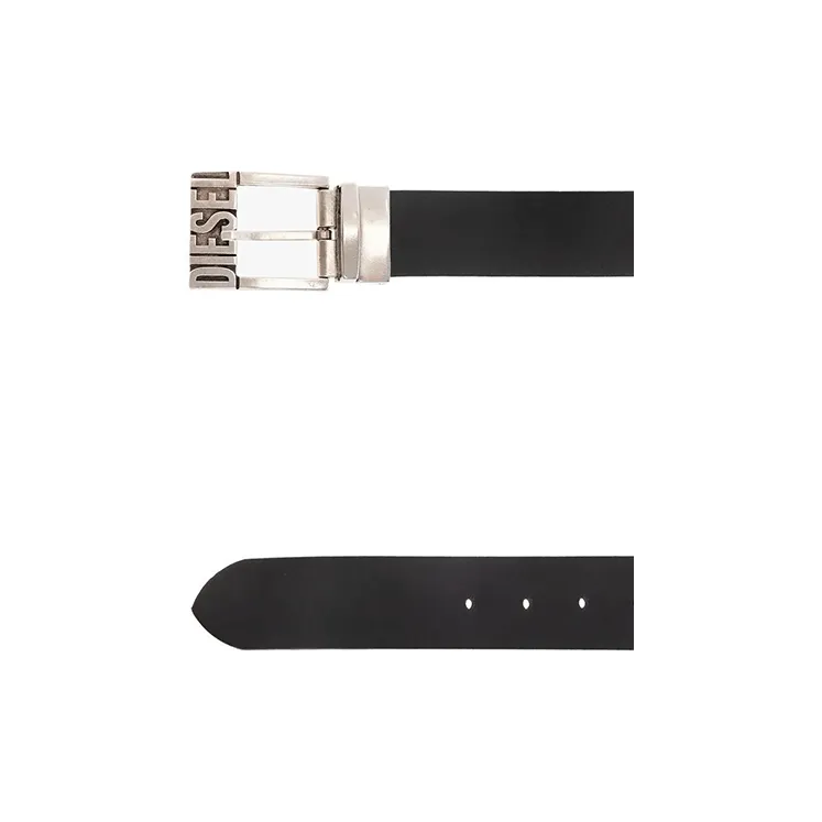 DIESEL Logo Engraved Buckle Belt-2