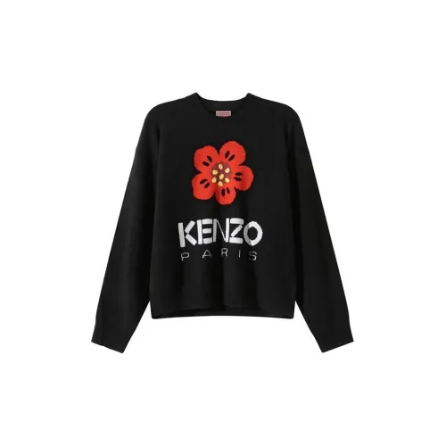 KENZO Boke Flower Series Sweaters Women's Black