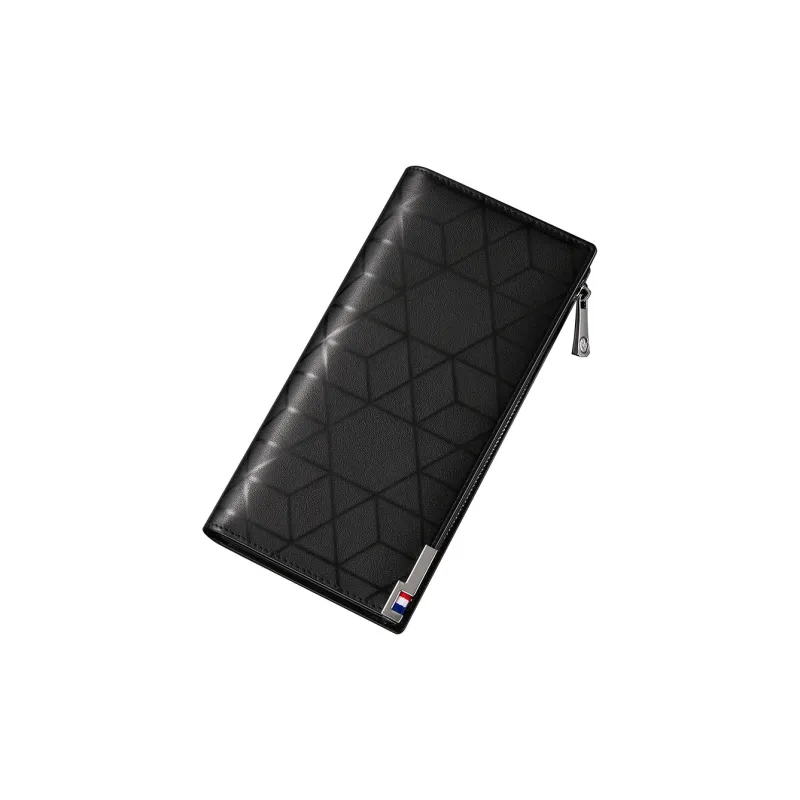 WilliamPOLO Wallets Black Laser Pattern-2
