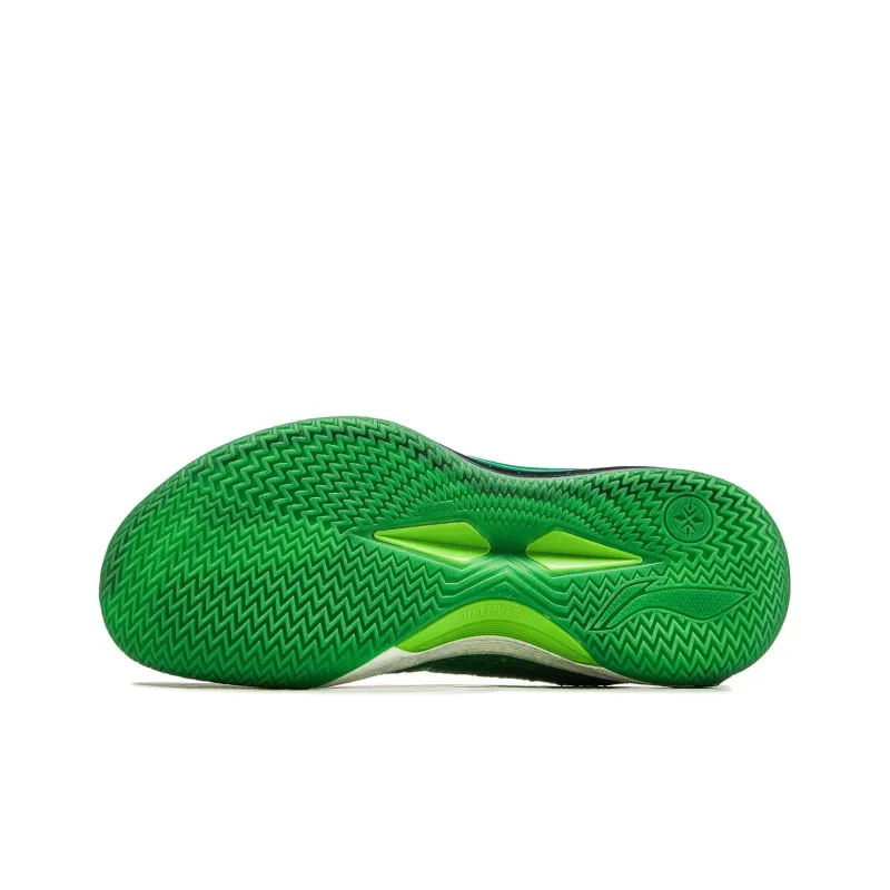 LINING Blade 4V2 Basketball Shoes Men Low Top Grass Green/Scallion Green-6