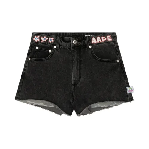 Aape Denim Shorts Women's Black