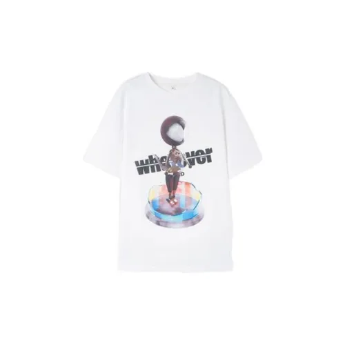 ITIB Whatever T-Shirts Women's White Dinosaur