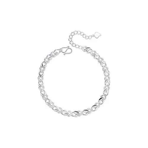 Fu Ru Ji 999 Fine Silver Anklets Women's