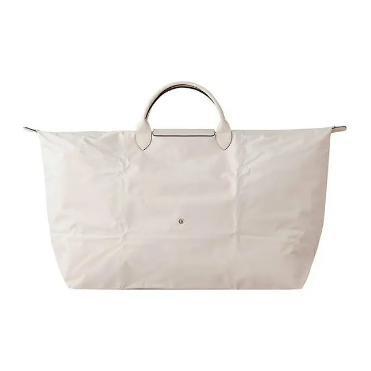 LONGCHAMP Le Pliage Club Canvas Travel Canvas Bag Dumpling Bag Handbag Shoulder Bag Extra Large Women's Pink White-2