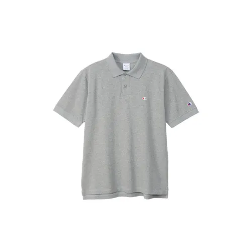 Champion Polo Shirts Men Oxford Gray