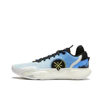 LiNing All City 12 Cushioned Wear Resistant Breathable Slip Resistant Low Top Basketball Shoes Men's Blue