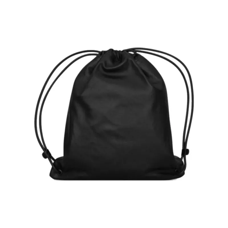 SAINT LAURENT Leather Backpack Unisex Black-2