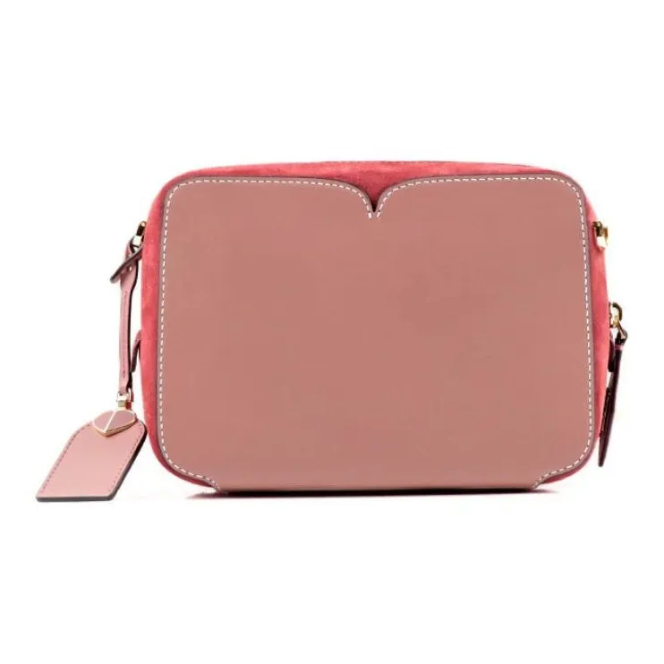 Kate Spade Leather Crossbody Bag Shoulder Bag Unisex Pink-2