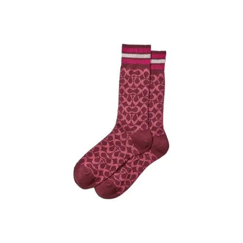 COACH Women's Mid-Calf Socks
