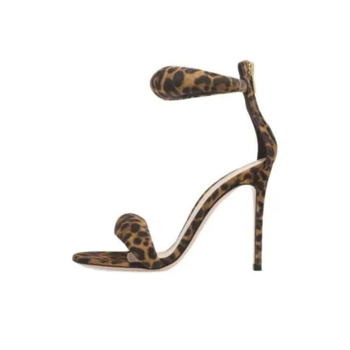 GIANVITO ROSSI Bijoux 105mm Leopard-print Sandals