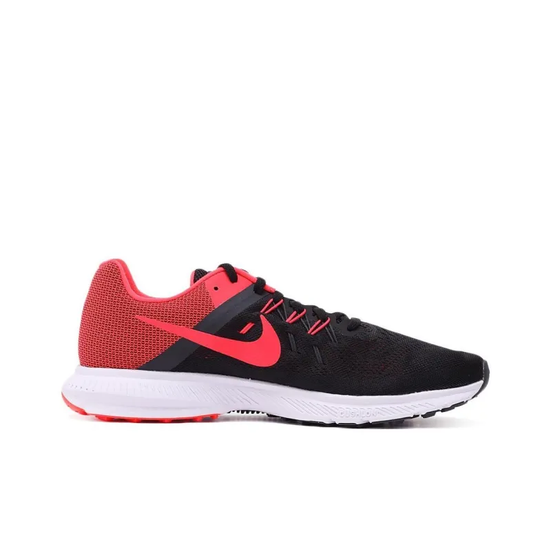 Nike ZOOM Winflo 2 Wear-resistant And Lightweight Low-Top Casual Running Shoes Men's Black Red-1