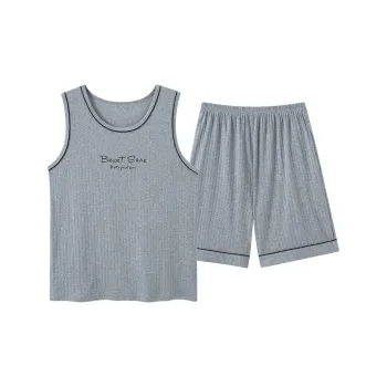 MADALLO Pajama Set Men's Heather Gray