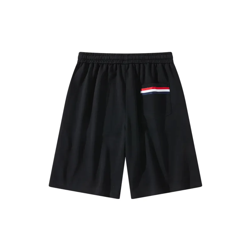 Nt Denim Shorts Unisex Black-1