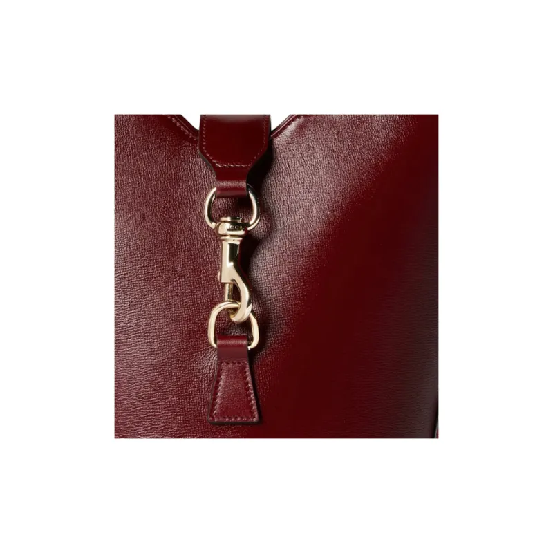 GUCCI Patent Leather Bucket Bags Shoulder Bag Crossbody Bag Mini Women's Burgundy-7