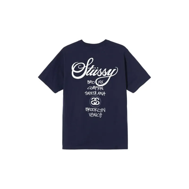 Stussy X Dover Street Market World Tour T Shirt-3