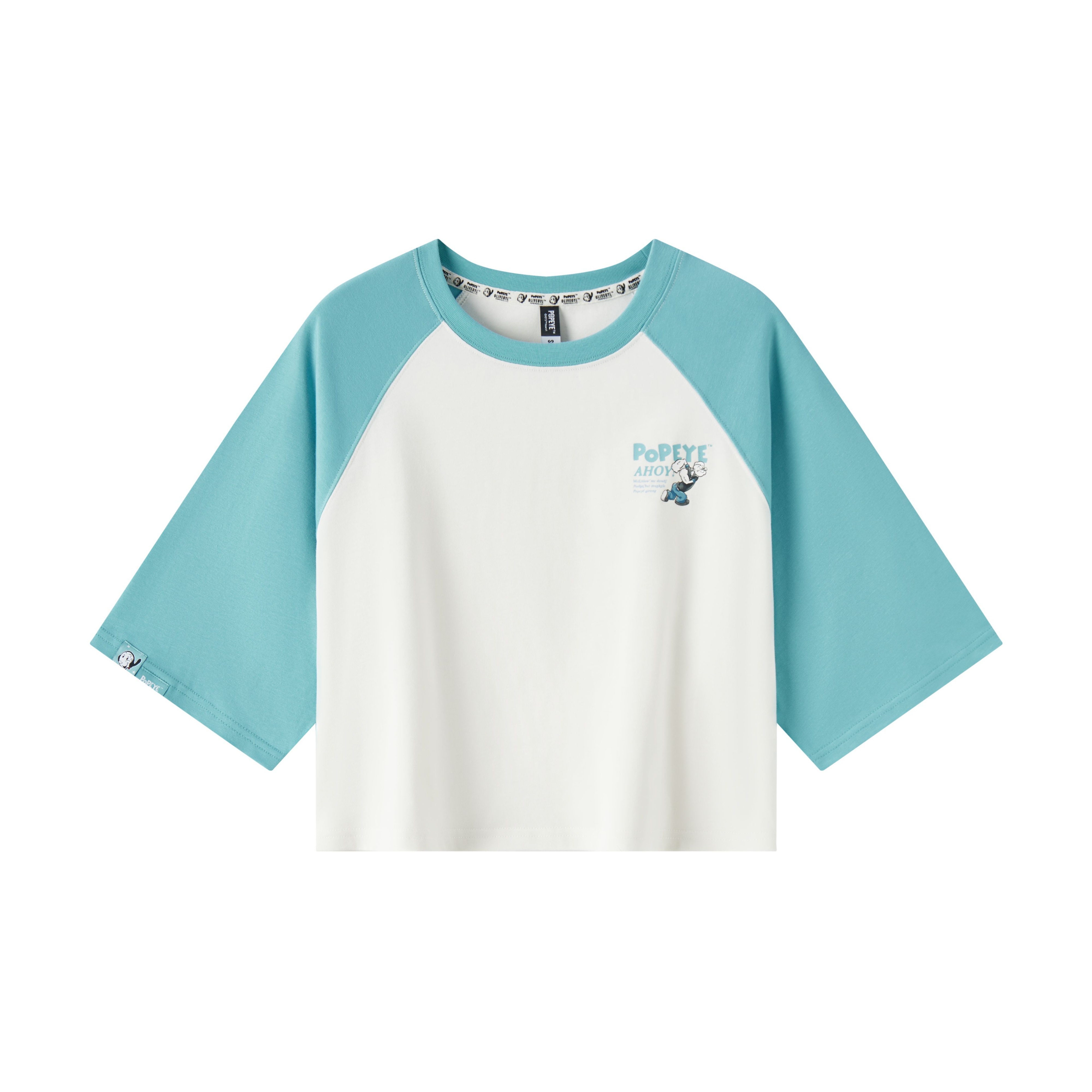 SEM/R T-Shirts Women's Blue White Tone 00381 XS - POIZON