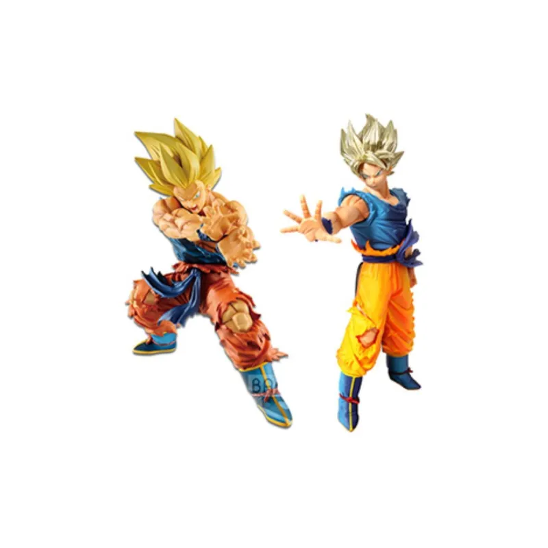 BANPRESTO Sun Wukong Glasses Factory Dragon Ball Super Saiyan Kamehameha & Super Saiyan Special Version Scale Figures-4