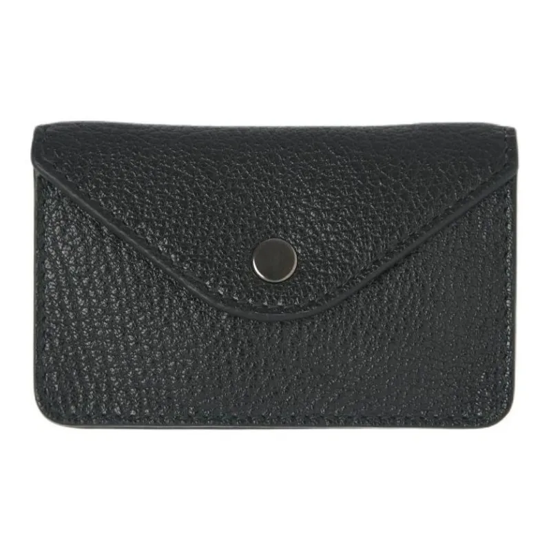 Lemaire Grain Goatskin Coin Purse Women's Black-0