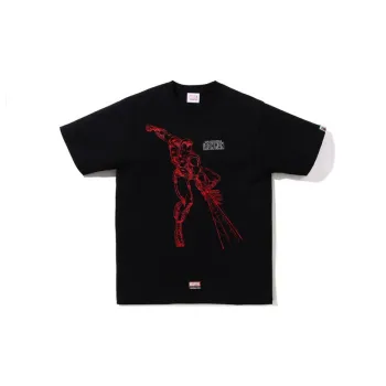 A BATHING APE X Marvel Comics Iron Man T Shirt