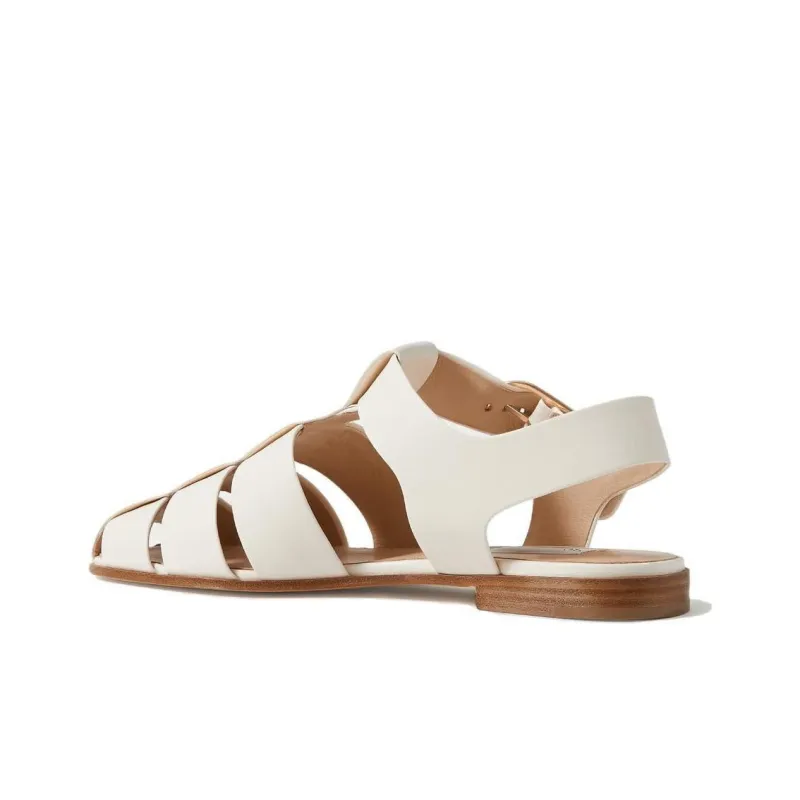 GABRIELA HEARST Lynn Roman Sandals 2cm Women's White-3