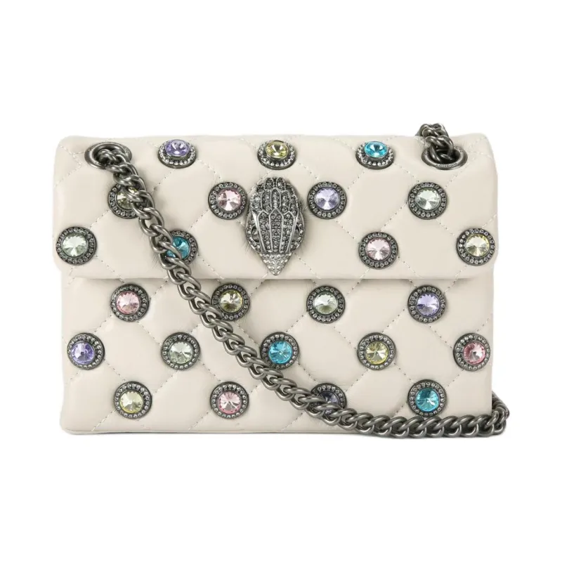 Kurt Geiger London Crystal Handbag Shoulder Bag Crossbody Bag Mini Women's White-0