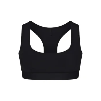 SKIMS TRACK RACERBACK BRALETTE Bra Women's ONYX/Onyx