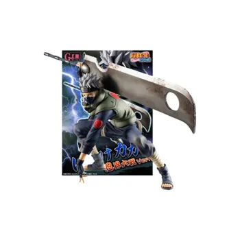 BANDAI Kakashi Hatake Limited G.e.m Naruto Shippuden Ninja War Version Scale Figures
