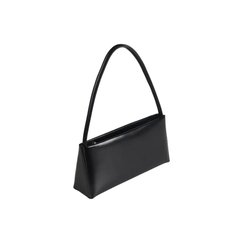 YOCAMU Cow Leather Shoulder Bag, Baguette Bag, Crossbody Bag, Handbag Women's Red/Black/Brown-8