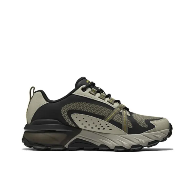 Skechers Max Protect Abrasion Resistant Breathable Low Top Outdoor Shoes Men's Brown Black-1