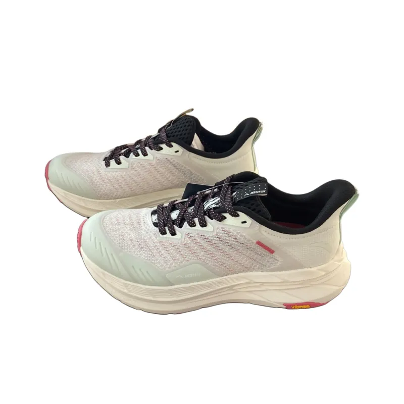 Anta Cushioning Wear Resistant Low Top Trail Running Running Shoes Women's Light Green Black Pink-1