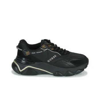 GUESS Micola Abrasion Resistant Low Top Casual Shoes Women's Black