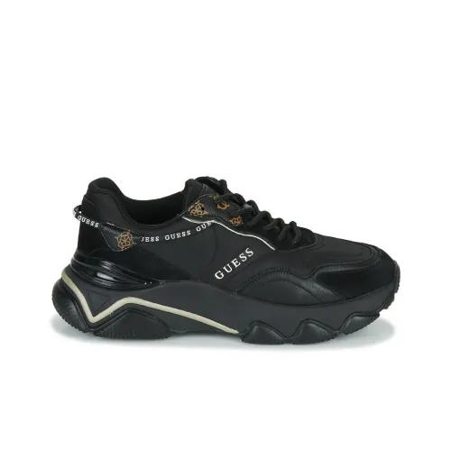 GUESS Micola Abrasion Resistant Low Top Casual Shoes Women's Black
