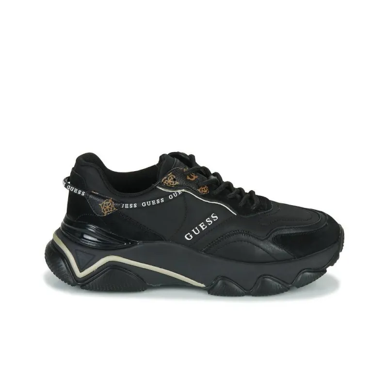 GUESS Micola Abrasion Resistant Low Top Casual Shoes Women's Black-5