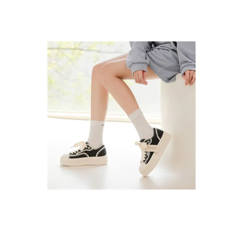 XINGQILIUQIXIA x Safiya Wear-Resistant Breathable Lightweight Height Increasing Low-Top Canvas Shoes Women's-13