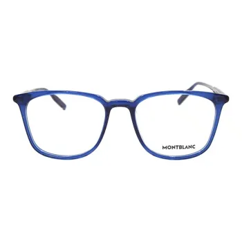 MONTBLANC Plate Frame Square Eyeglass Frames Men's