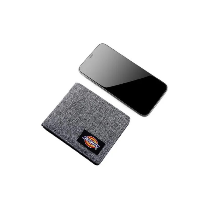 Dickies Canvas Bag Card Holder, Wallet Small Size Men's Gray-3