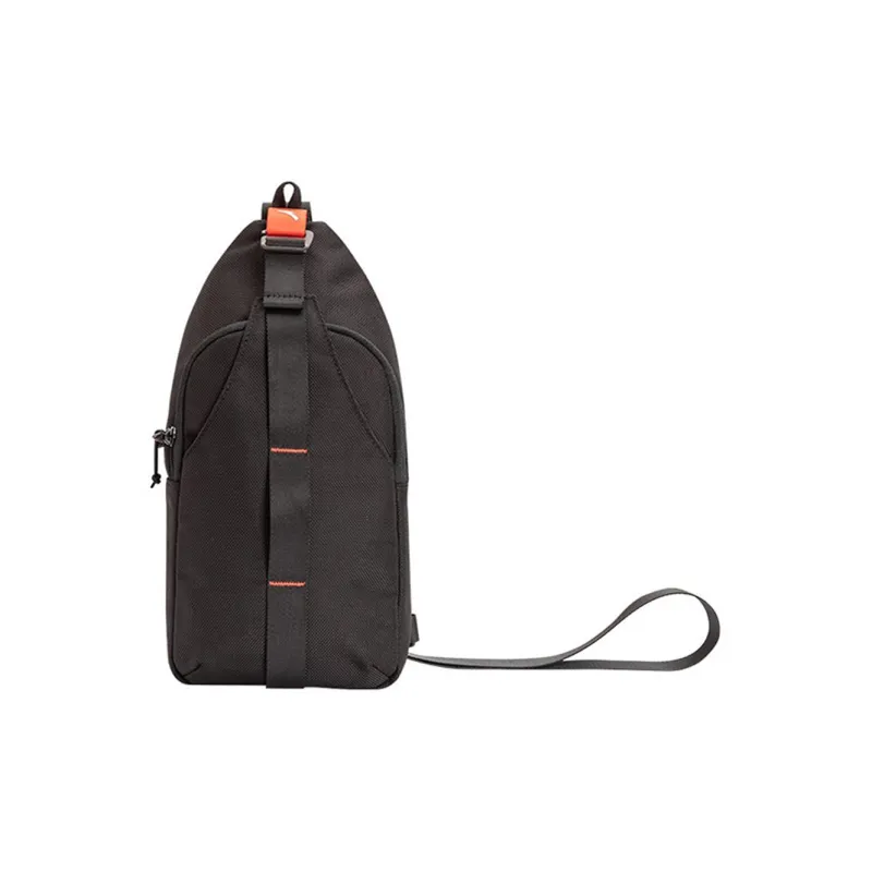 Anta Variety Training Collection Nylon Spell PU Sling Bag Unisex Basic Black-0