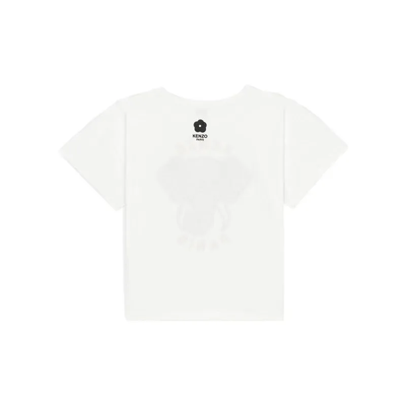 KENZO Elephant-Embroidered Crewneck T-Shirt-1
