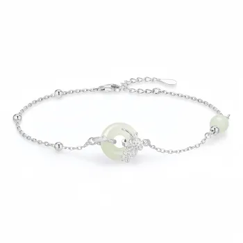 Treasure Club Hetian Jade Bracelets Women's Green Jade