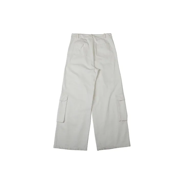 COUNTRY MOMENT Cargo Pants Men's White-1