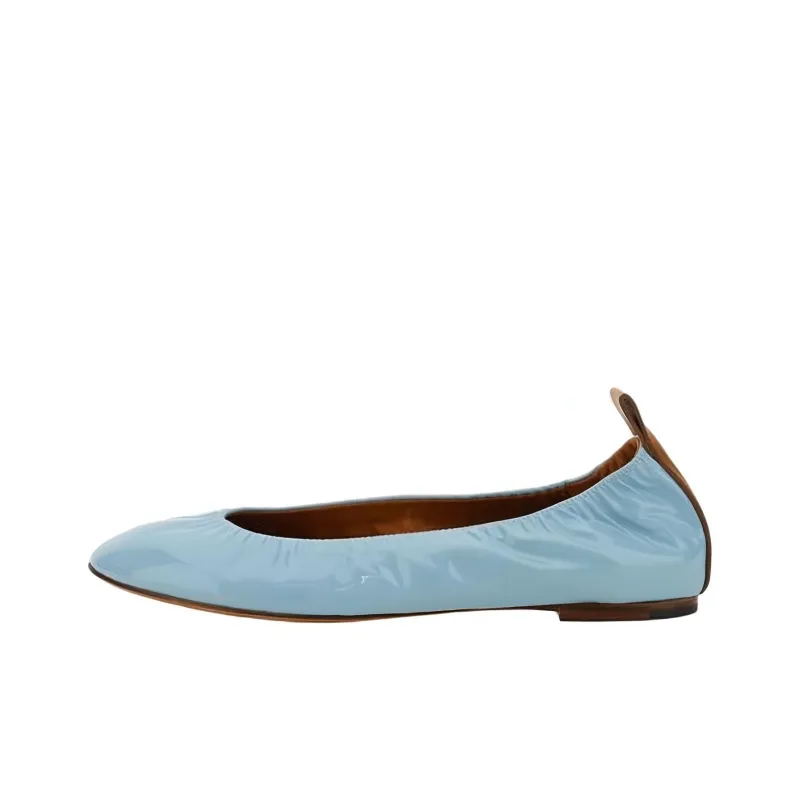 Lanvin Patent Leather Ballerina Shoes-0