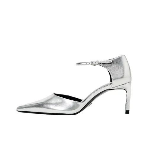 ZARA High Heels Women's Silver