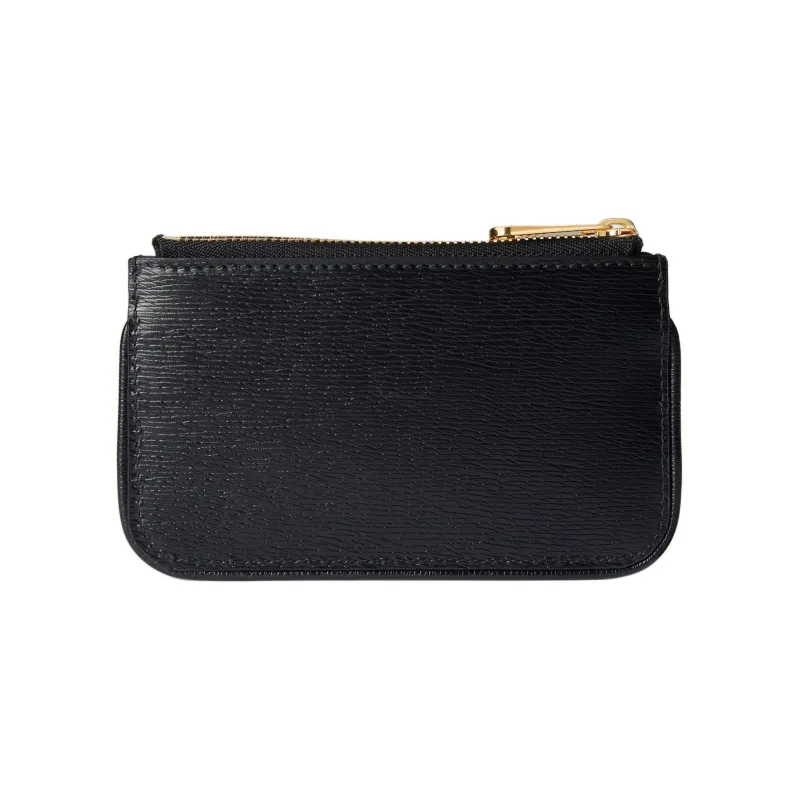 GUCCI Leather Key Pouch Women's Black-2