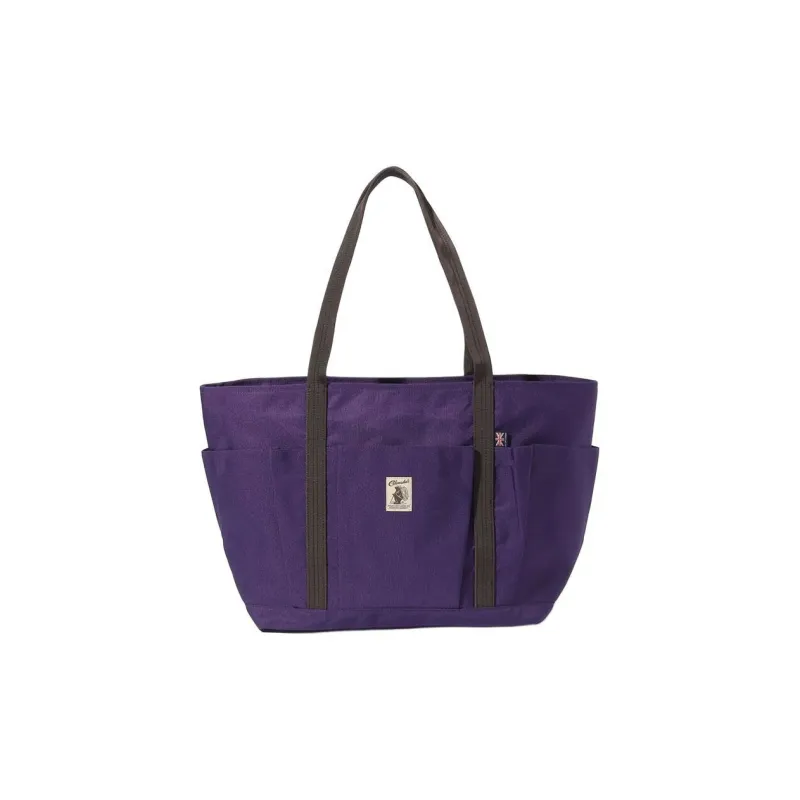 COBMASTER Polyester Handbag Unisex Orange/Purple/Beige-3