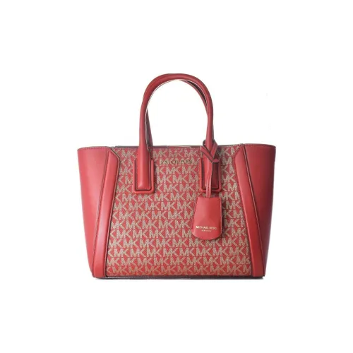MICHAEL KORS Leather tote Liuto Bag Shopping Bag Handbag Women's Red